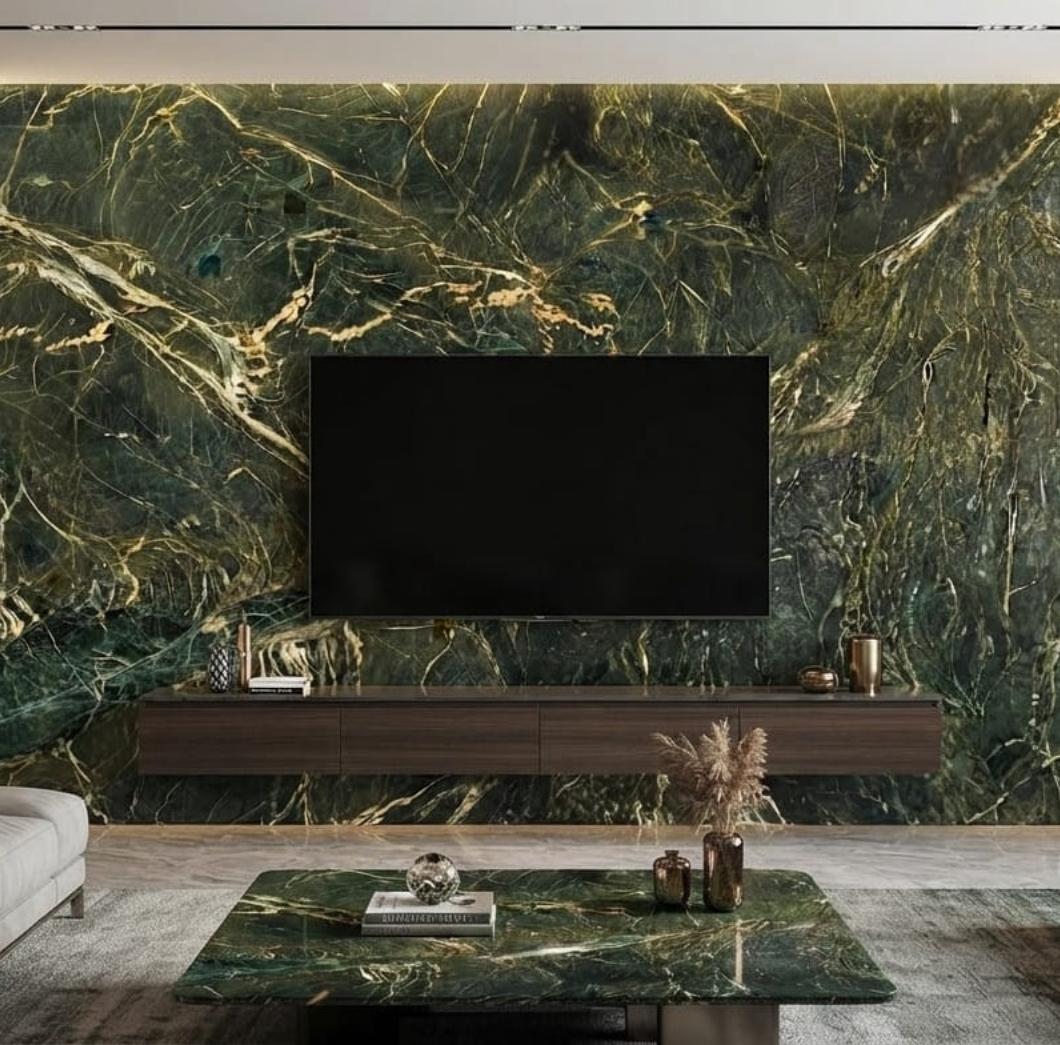 Rainforest Green Marble Where It Belongs