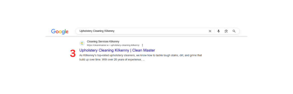 Upholstery Cleaning Kilkenny